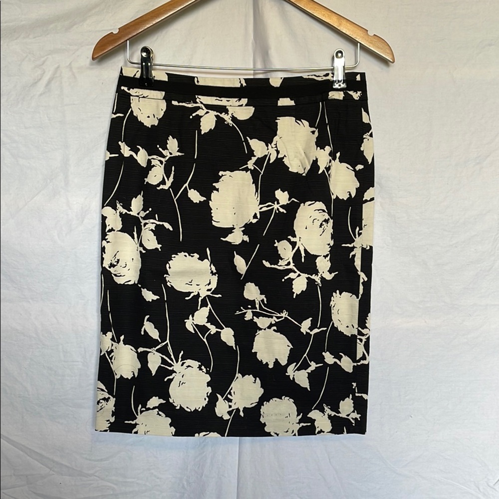 Boden floral pencil skirt